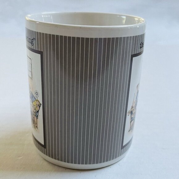 Coffee Mug Office Humor The Bored Meeting By Gary Patterson Thought Factory 1986 - Picture 4 of 6